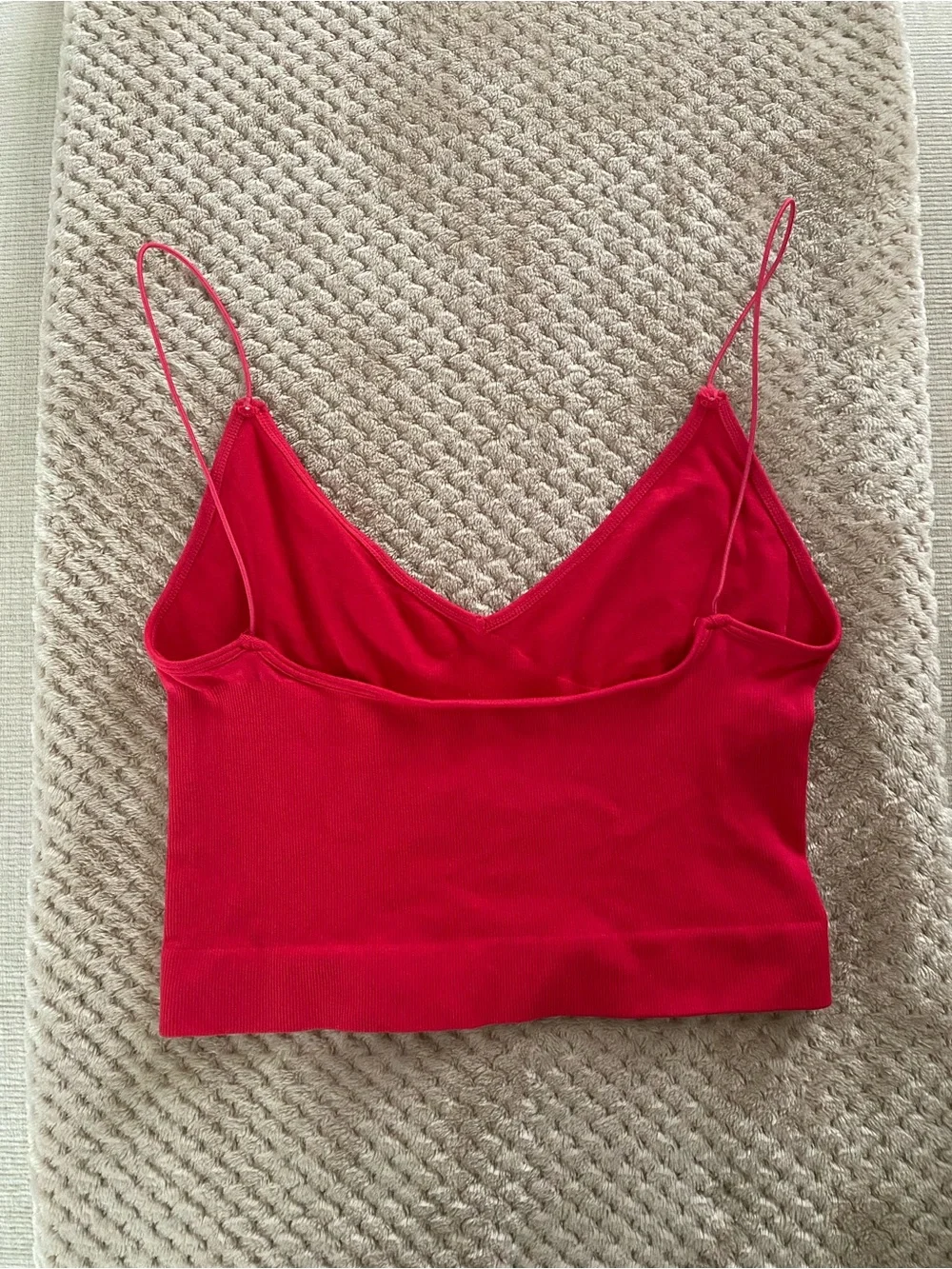 Free People Ribbed V-Neck Brami tank top